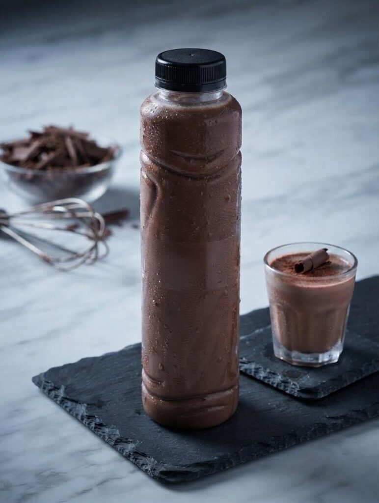 Rich Artisanal Iced Chocolate Milk